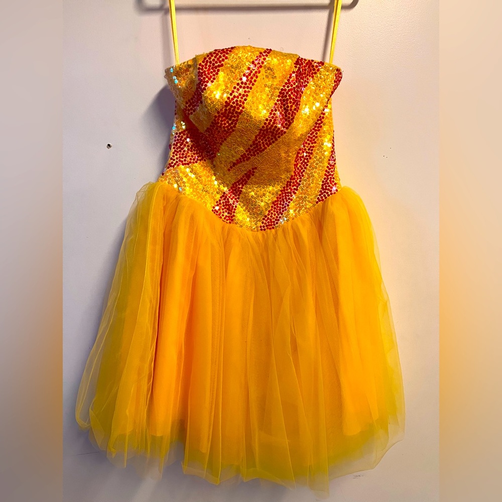 Custom Strapless Grad Dress - Picture 1 of 3